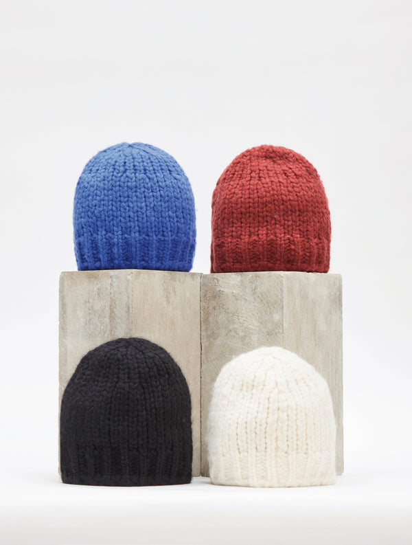 Gabriela Hearst Pacino Knit Hat In Cobalt Welfat Cashmere