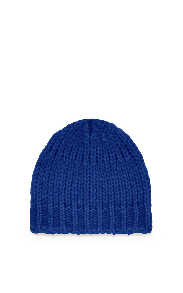 gabriela hearst Pacino Knit Hat in Cobalt Welfat Cashmere