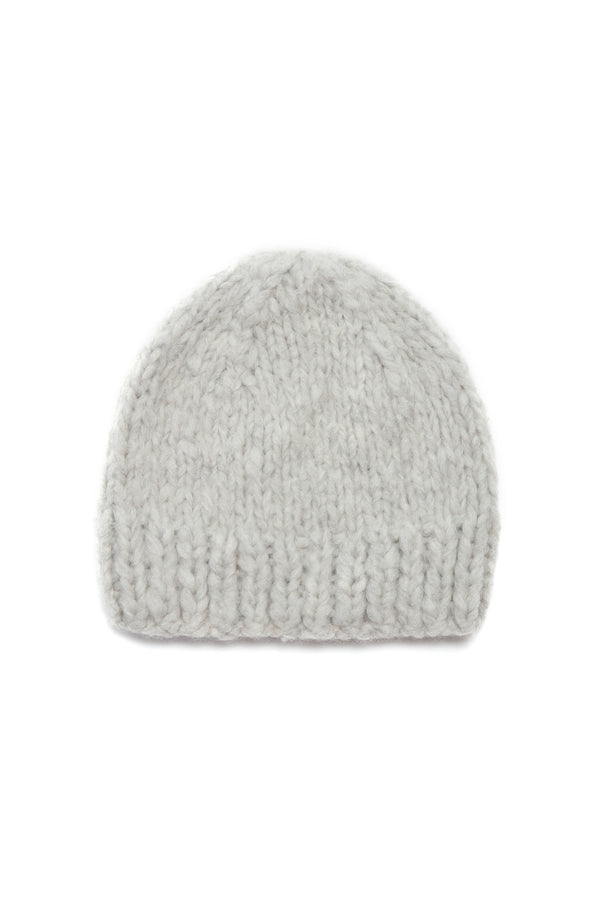 gabriela hearst Pacino Knit Hat in Heather Grey Welfat Cashmere