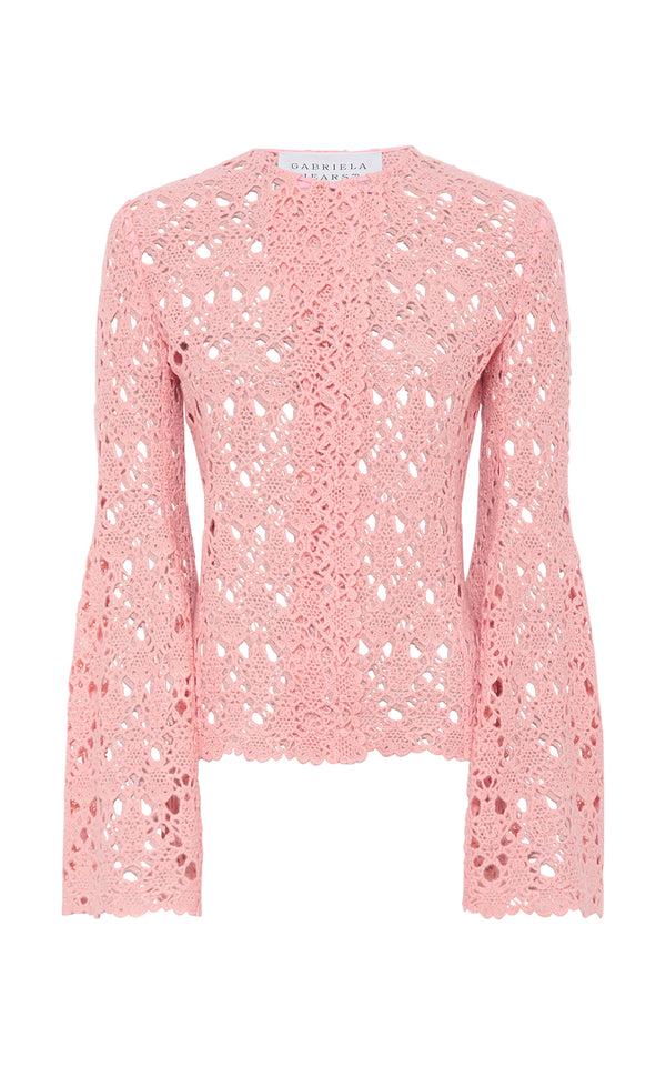 gabriela hearst Reynolds Jacket in Rosa Cashmere Lace