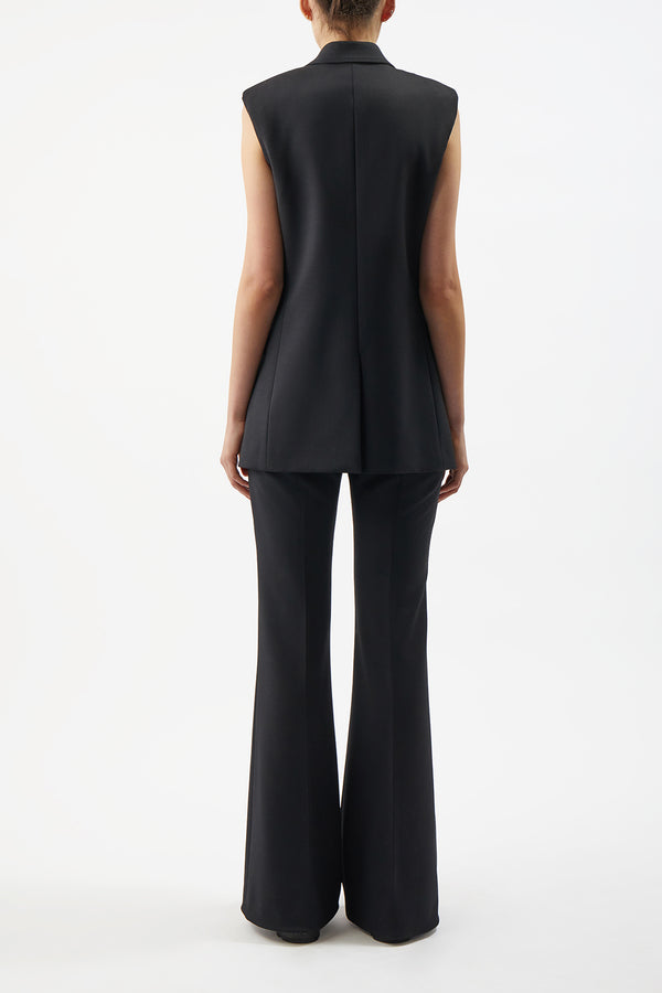 Gabriela Hearst Rhein Pant In Black Sportswear Wool