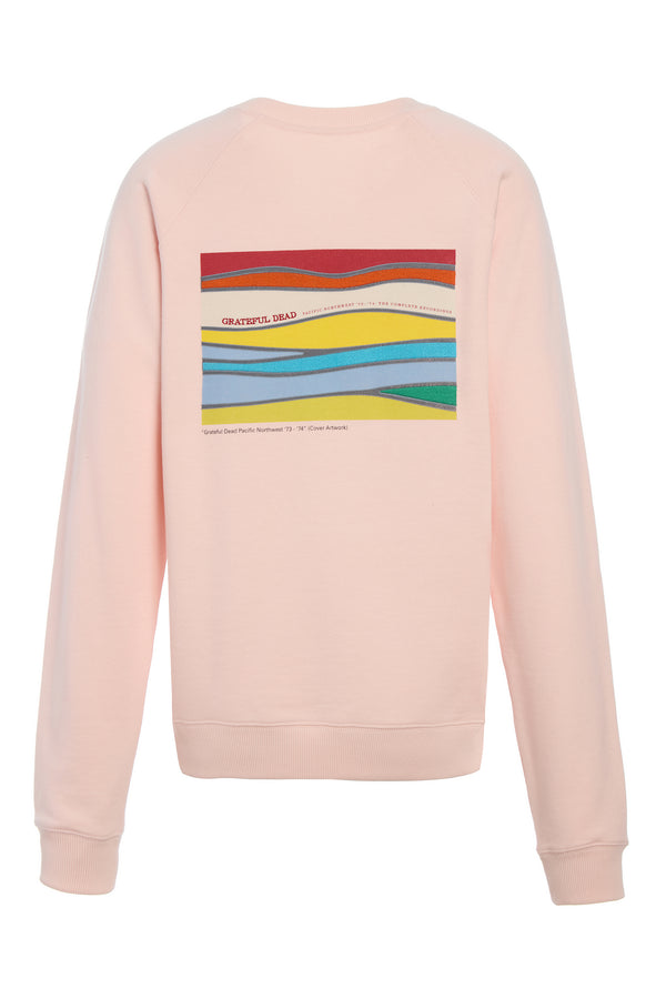 Gabriela Hearst Royston Sweatshirt In Pale Blush Fine Cotton
