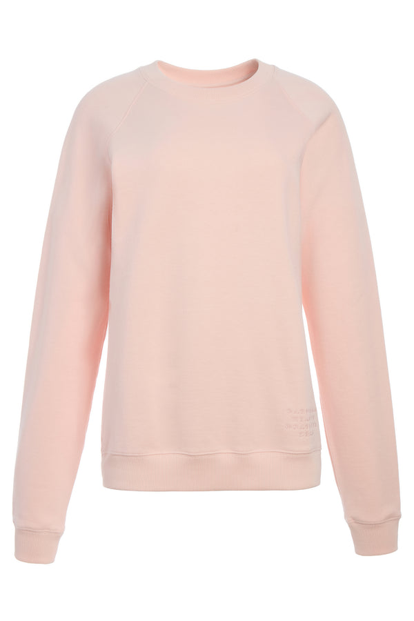 Gabriela Hearst Royston Sweatshirt In Pale Blush Fine Cotton