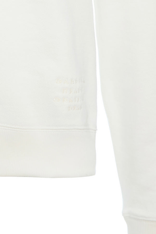 Gabriela Hearst Royston Sweatshirt In White Fine Cotton