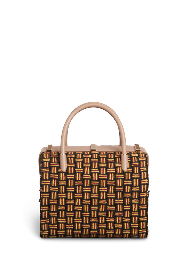 Gabriela Hearst Sabi Bag In Nude Nappa Leather With Macrame