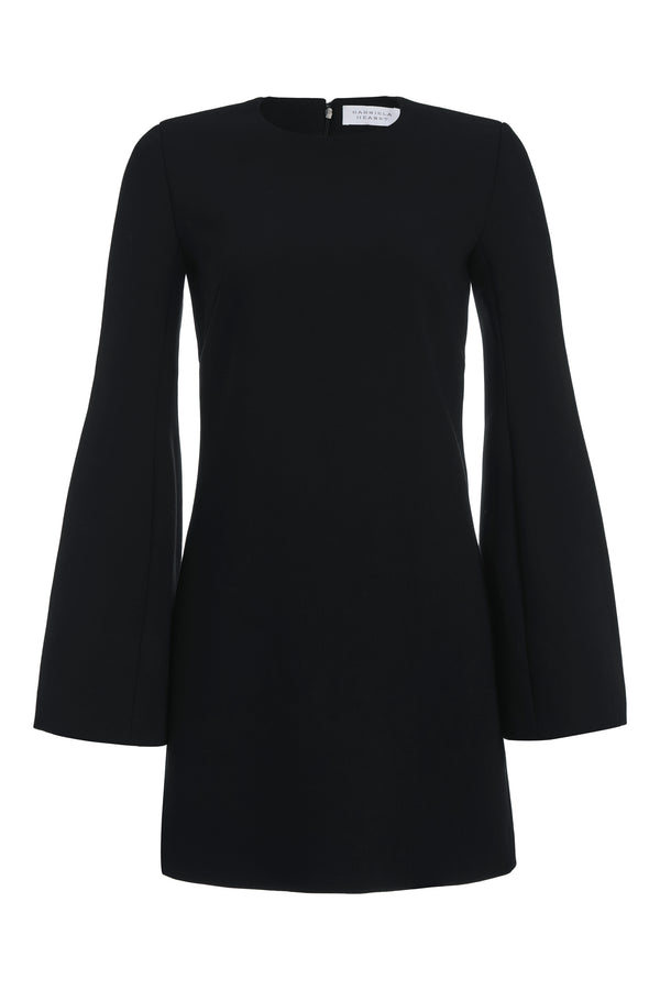 gabriela hearst Shandon Tunic in Black Double Face Wool Crepe