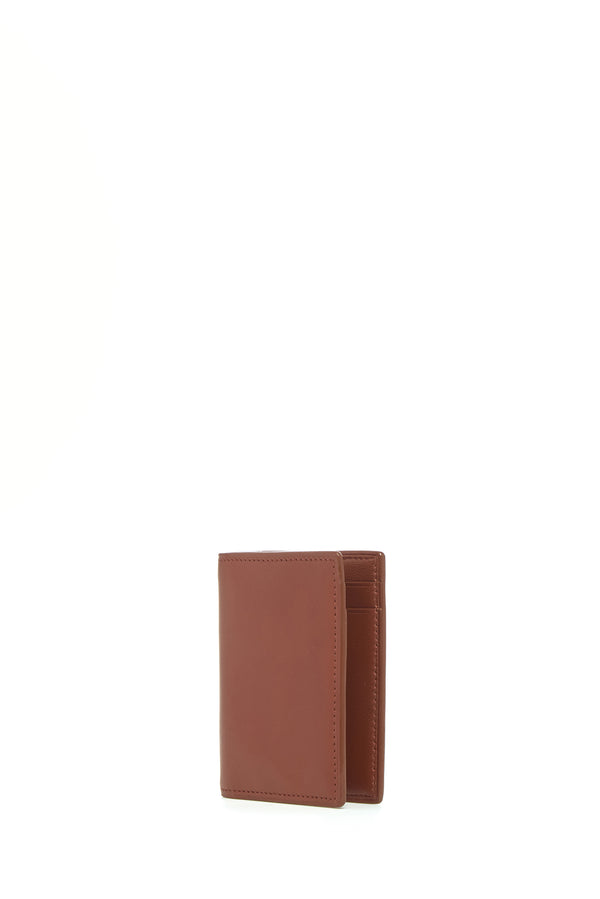 Gabriela Hearst Simple Card Wallet In Cognac Leather