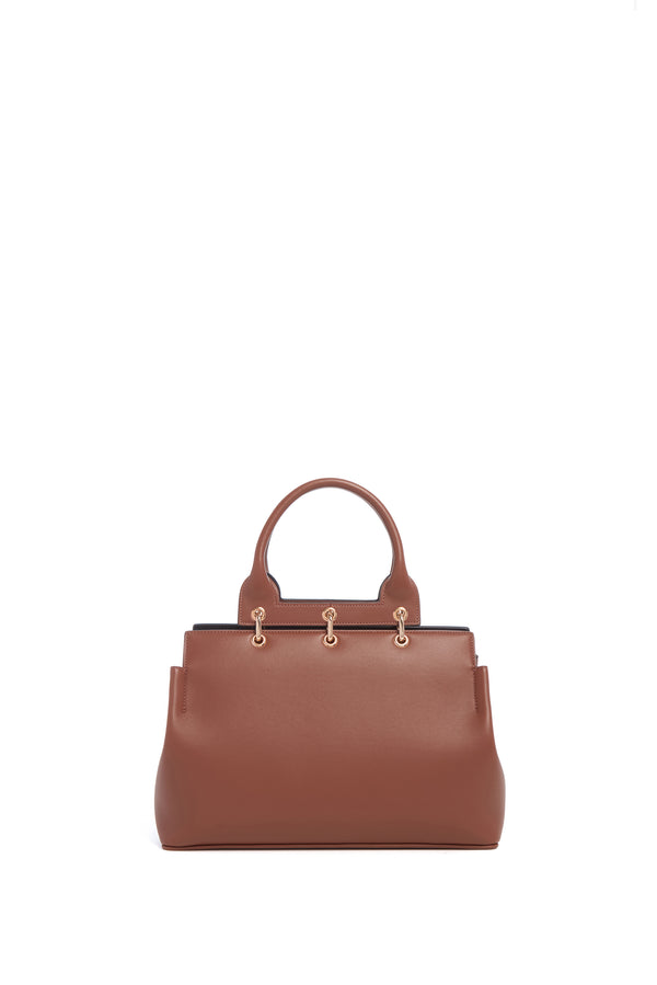 gabriela hearst Small Amethyst Bag in Cognac Nappa Leather
