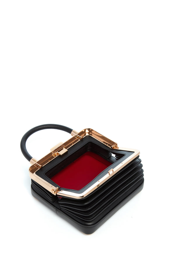 Gabriela Hearst Small Diana Bag In Black Nappa Leather