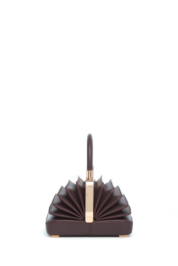 Gabriela Hearst Small Diana Bag In Bordeaux Nappa Leather