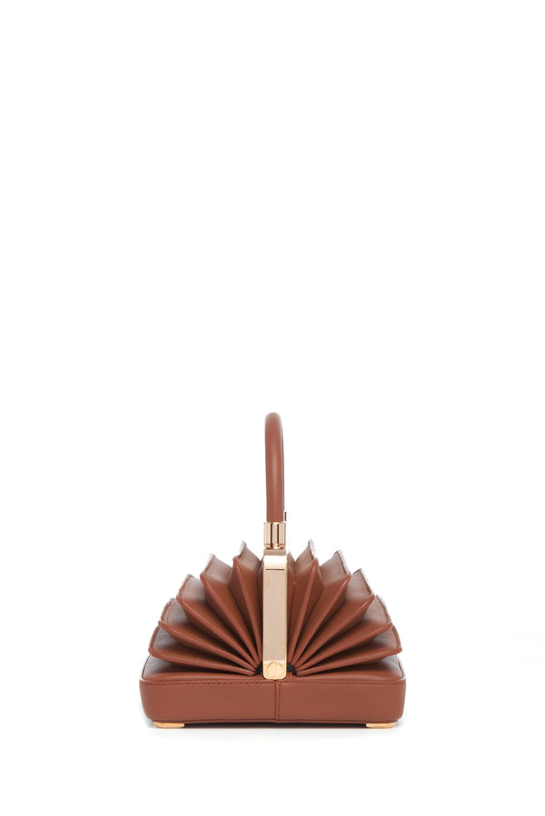 Gabriela Hearst Small Diana Bag In Cognac Nappa Leather