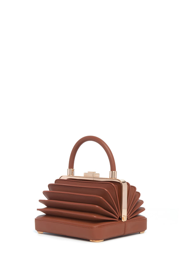 Gabriela Hearst Small Diana Bag In Cognac Nappa Leather