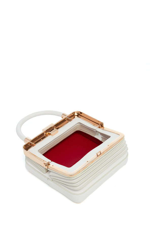 Gabriela Hearst Small Diana Bag In Ivory Nappa Leather