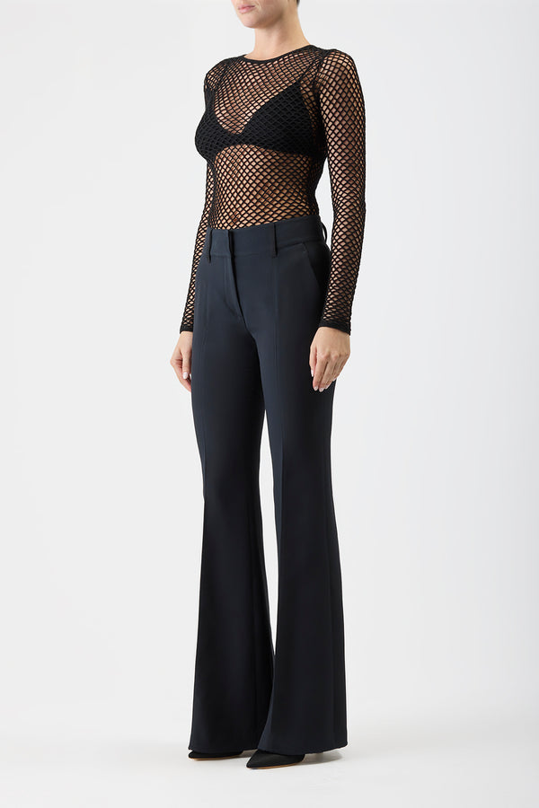 Gabriela Hearst Troth Knit Top In Black Merino Wool