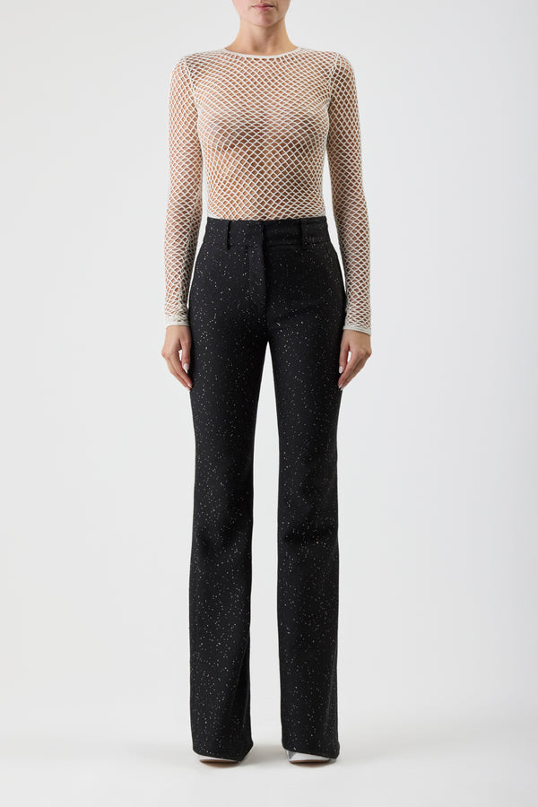 Gabriela Hearst Troth Knit Top In Ivory Merino Wool