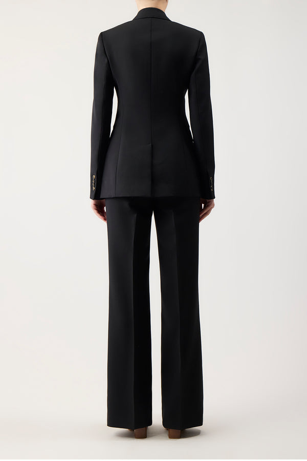 Gabriela Hearst Vesta Pant In Black Sportswear Wool