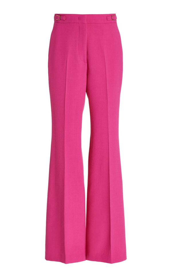 gabriela hearst Vesta Pant in Fuchsia Virgin Wool Crepe