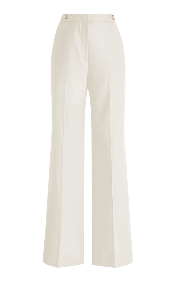 gabriela hearst Vesta Pant in Ivory Sportswear Wool