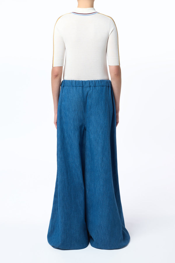 Gabriela Hearst Wendelyn Knit Short Sleeve Polo In Ivory Multi Cashmere Silk